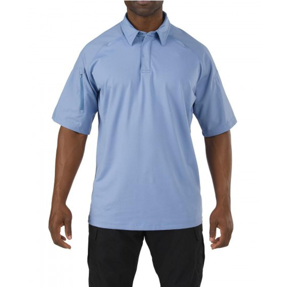 Rapid Performance Short Sleeve Polo - Fire Med Blue, X-small