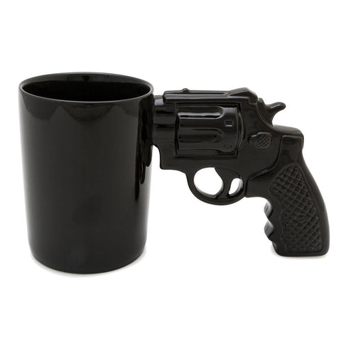 Gun Mug Revolver 16.9 Oz. - Black