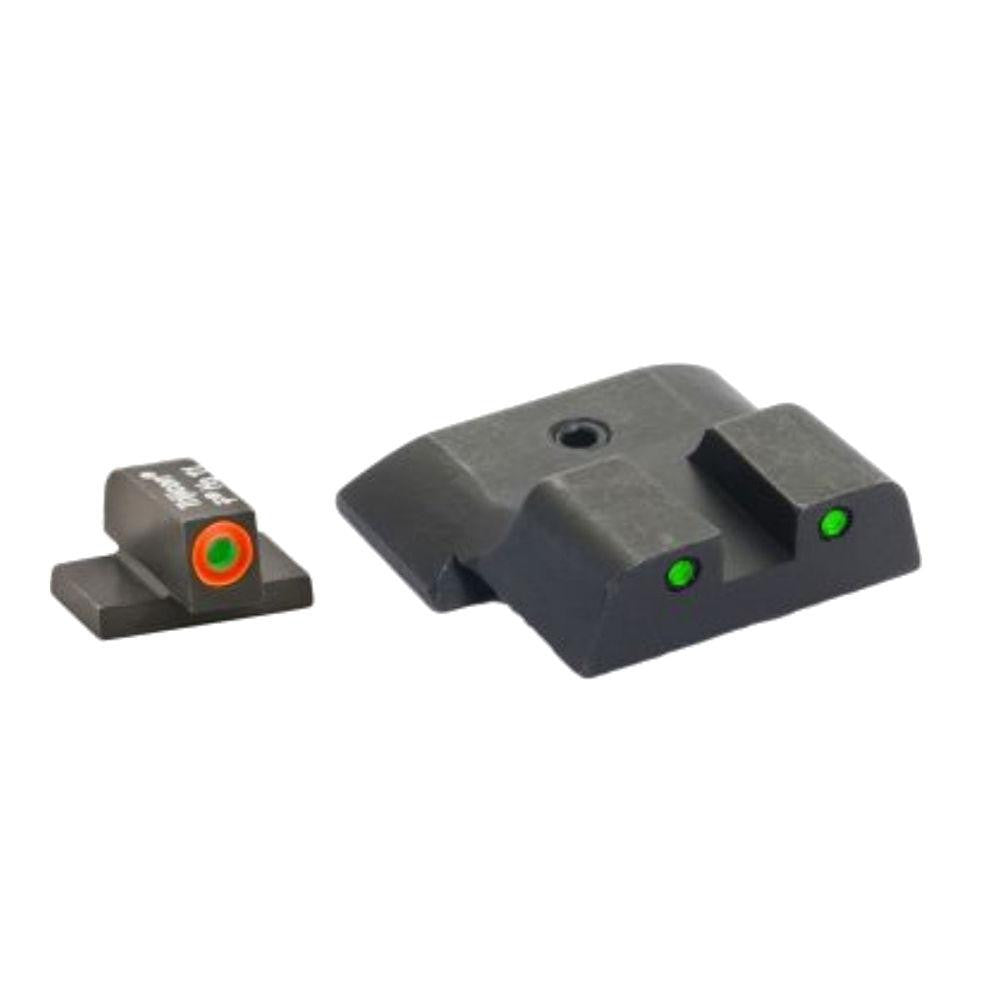 Smith & Wesson Pistol Sight Set - M&p - Spartan Operator - Green Tritium Illumination