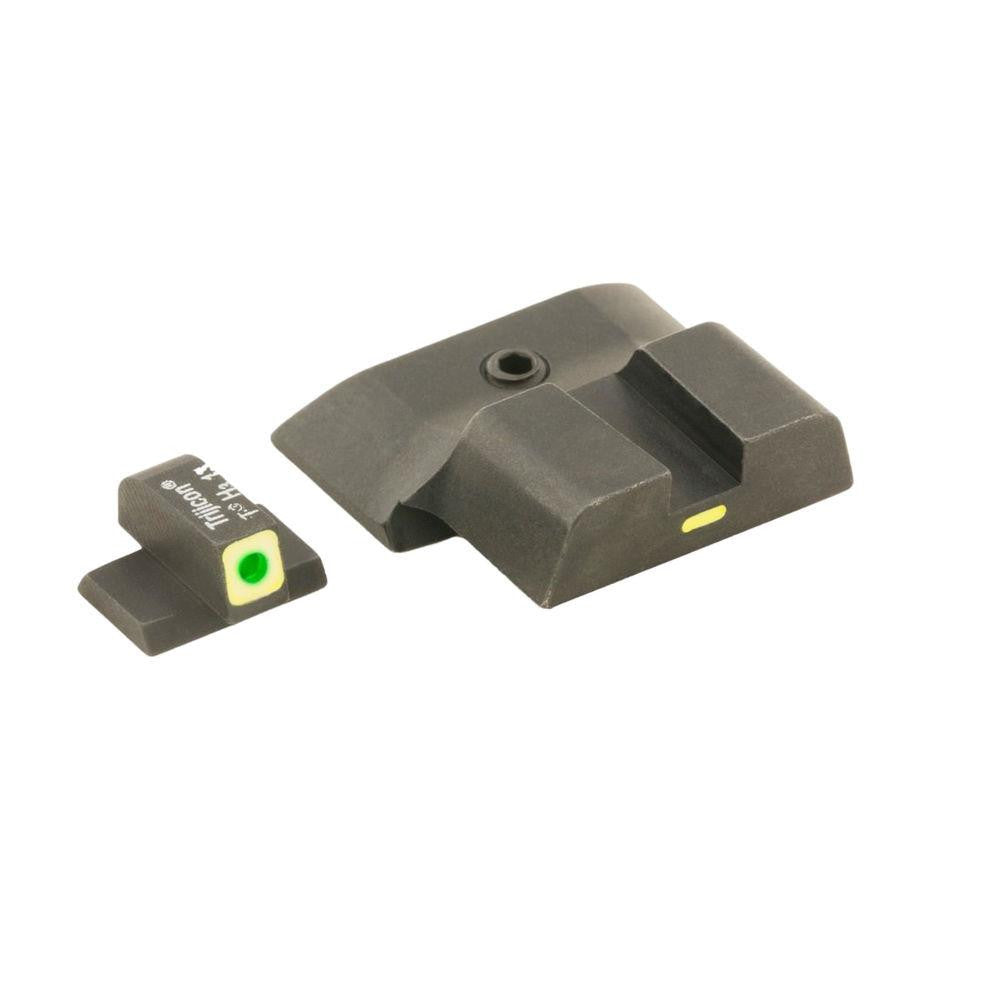 Smith & Wesson Pistol Sight Set - M&p Shield - Cap - Green Front Tritium Illumination