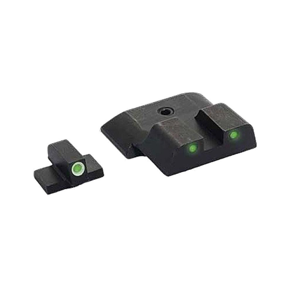 Classic 3 Dot Tritium Night Sight - Green With White Outlines, Smith & Wesson, M&p