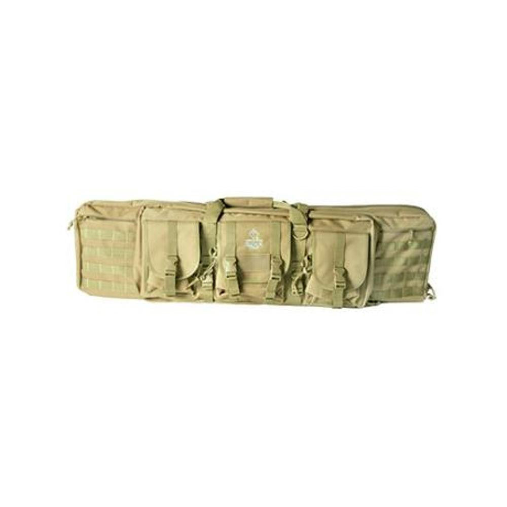 Rukx Gear, Tactical Double Gun Case, Tan