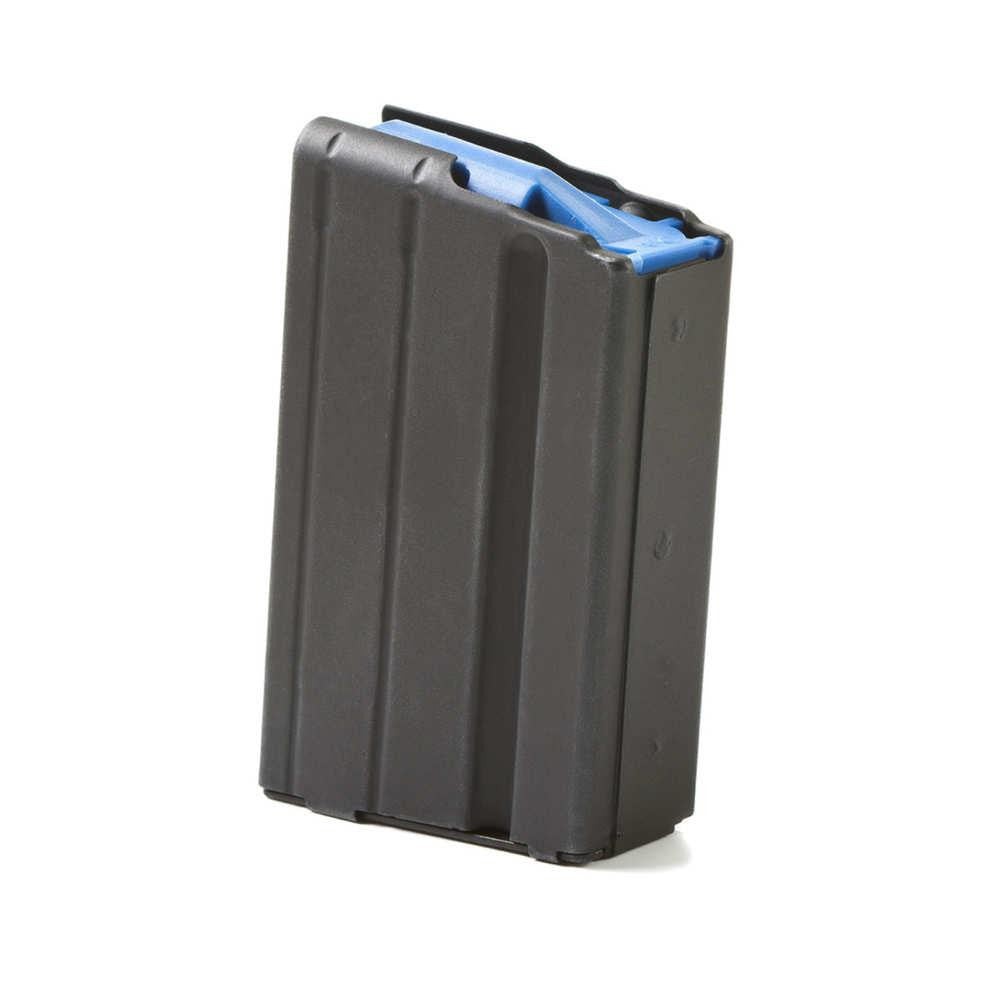 Ar-15 6.5-.264 Stainless 10 Round Grendel Magazine - Marlube Black, Blue Follower