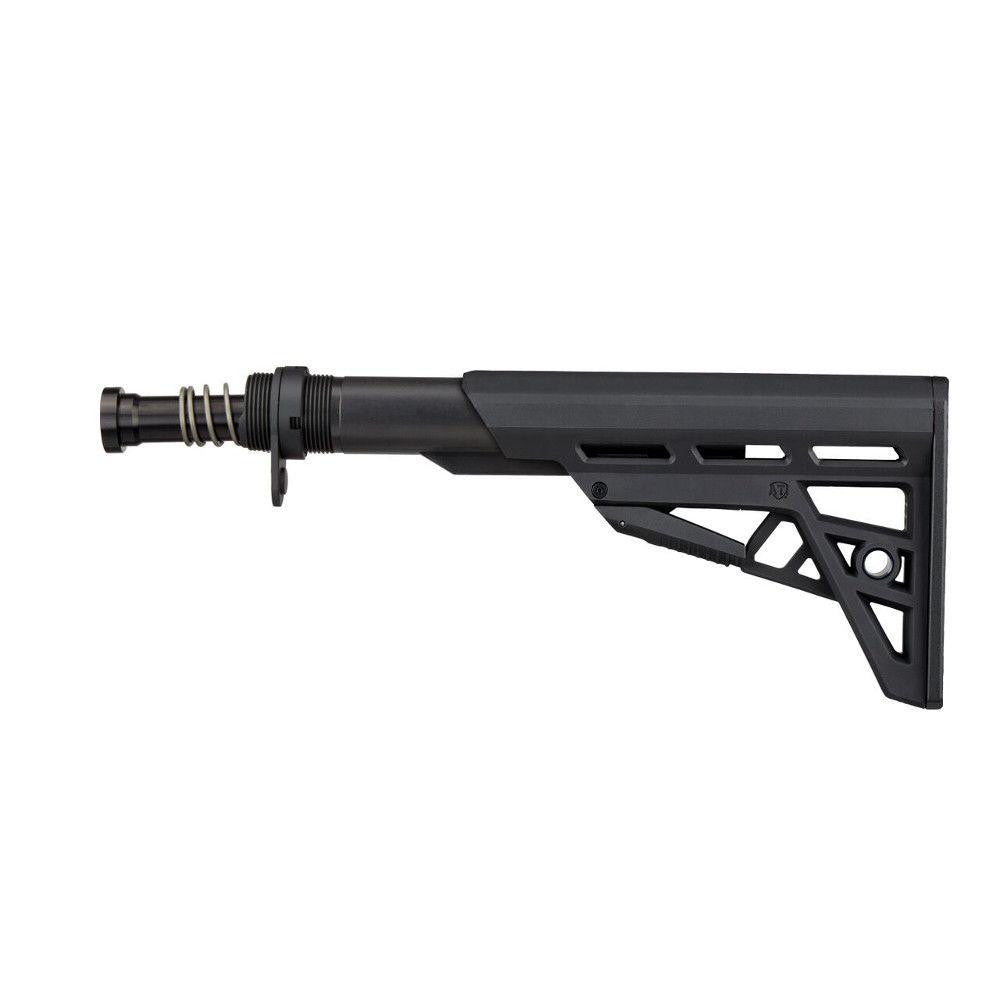 Ar-15 Tactlite, Six Position Mil-speck Stock, Military Buffer Tube Assembly, Black