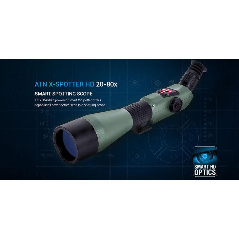 Atn X-spotter Hd 20-80x Smart Spotting Scope