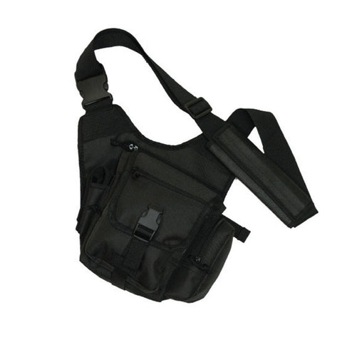 Tactical Shoulder Bag - 12.5" X 10&rdquo; X 3.5&rdquo; - Black