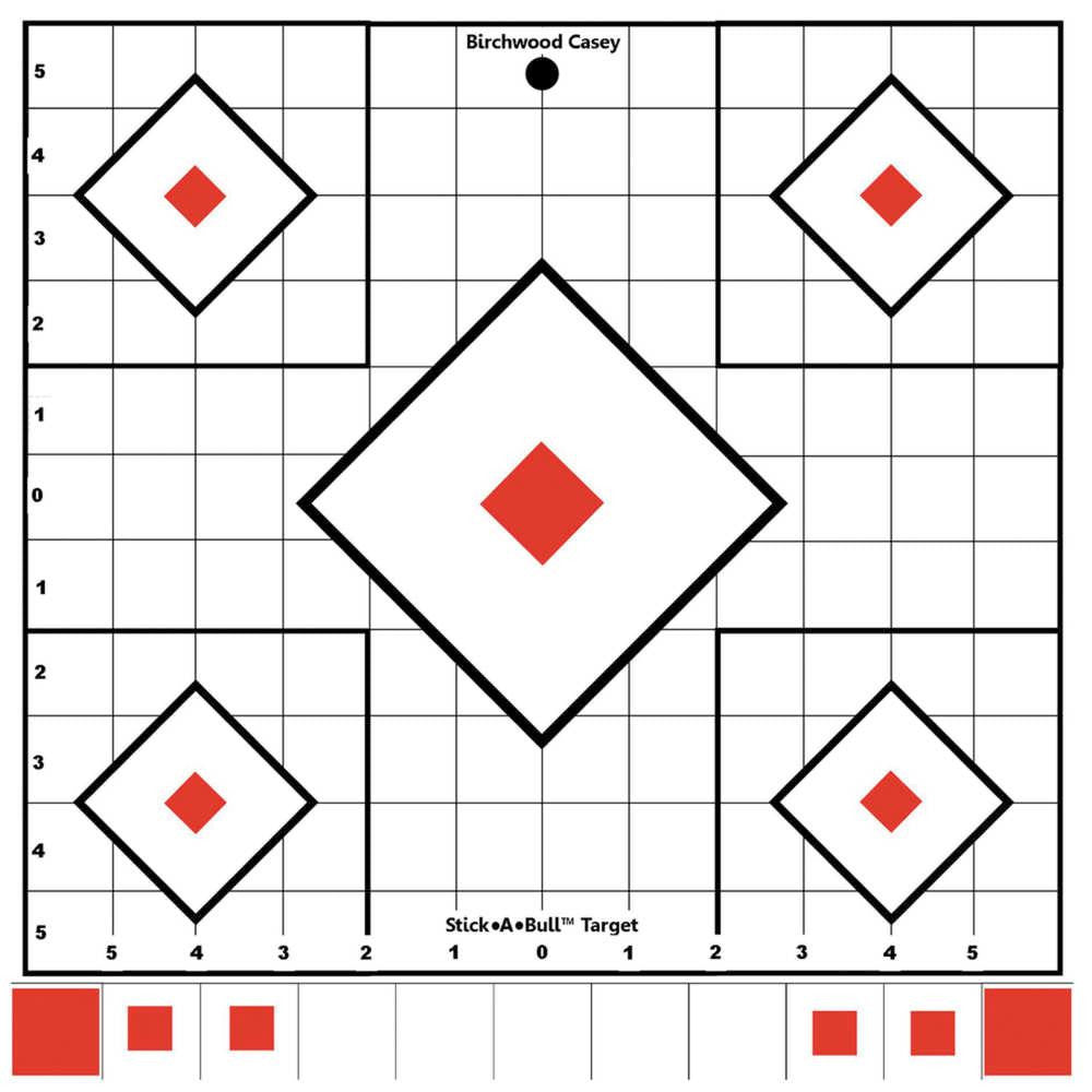 Stick-a-bull 12" Sight-in Self Adhesive Targets