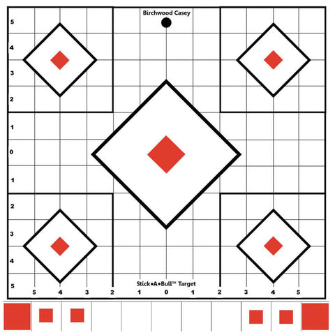 Stick-a-bull 12" Sight-in Self Adhesive Targets