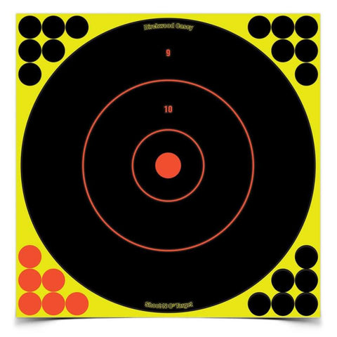 Shoot&bull;n&bull;c &reg; Self-adhesive Targets 12" Bull's-eye, 5 Pack