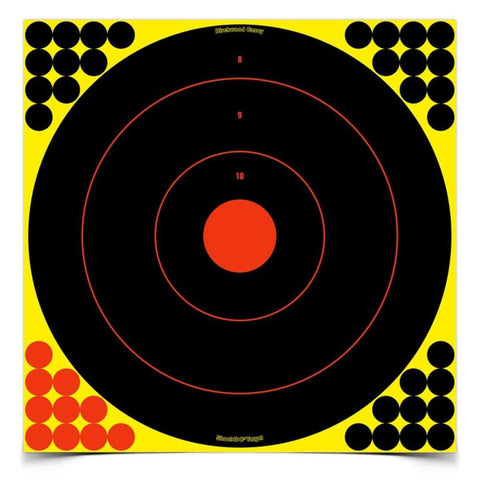 Shoot&bull;n&bull; &reg;c Self-adhesive Targets 17.25" Bull's-eye Pack