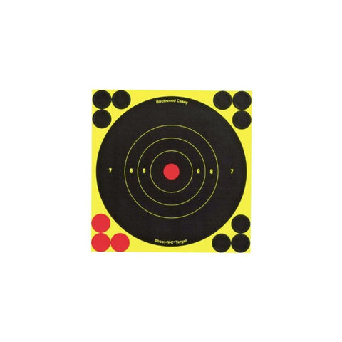 Shoot-n-c Bullseye Targets - 6" - 10 Pack