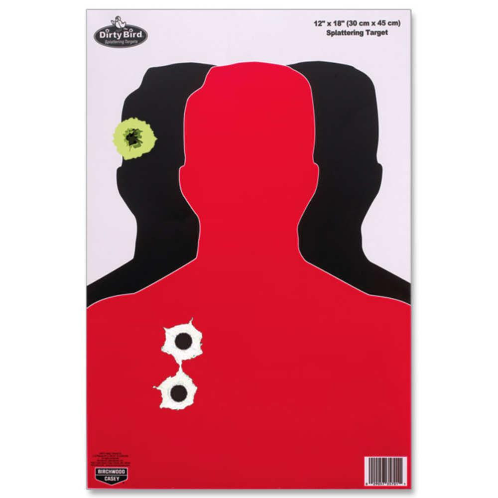 Dirty Bird Silhouette Iii Target 12" X 18" Splattering Targets