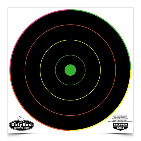 Dirty Bird&reg; 8" Multi-color Bull's-eye Target