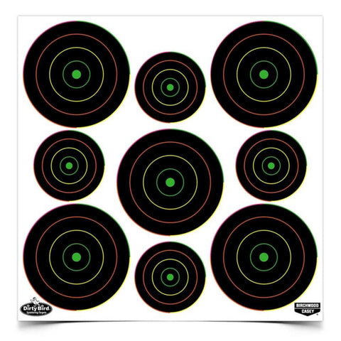 Dirty Bird Multi-color Splattering Targets Assorted Target Packs