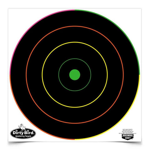 Dirty Bird&reg; 12" Multi-color Bull's-eye Target