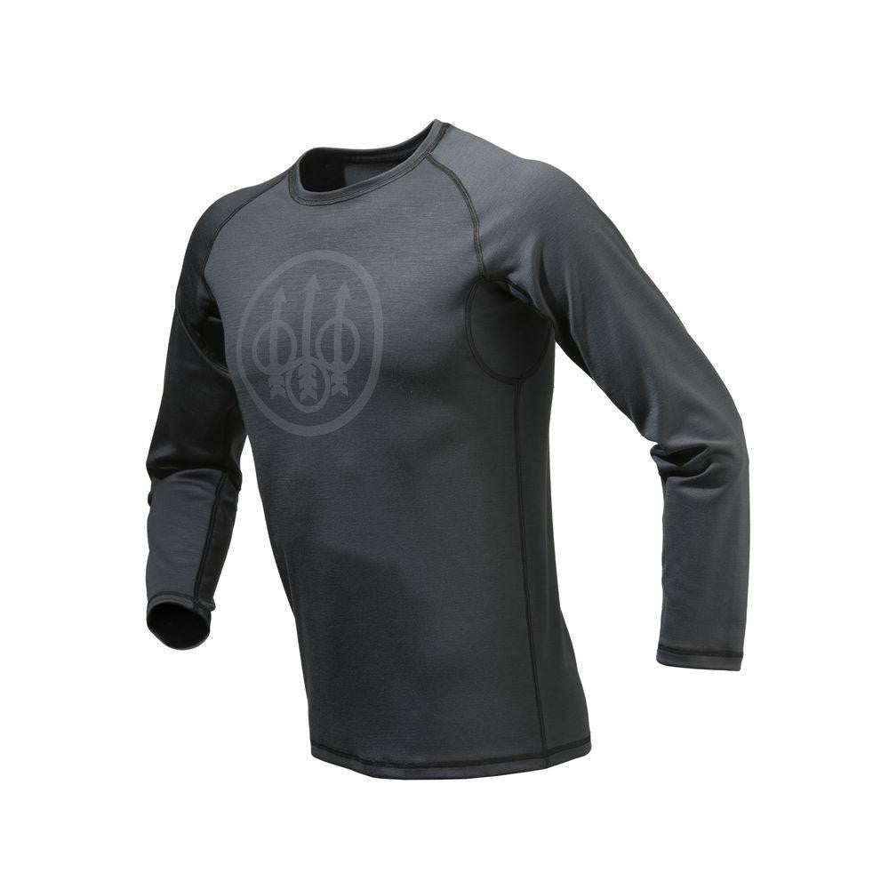 Beretta B - Wonderwool X-warm Long Sleeve Tee - Grey, X-large