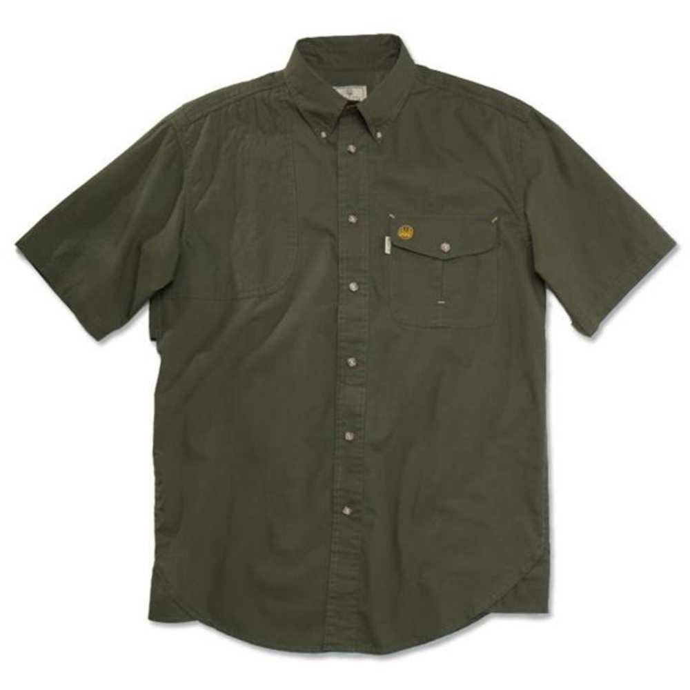 Beretta Tm S-s Shooting Shirt - Hunter Green, Large