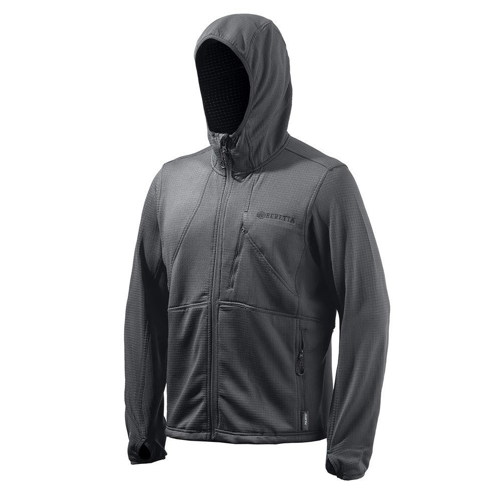 Performance Hoody Fleece Jacket - Black, Large