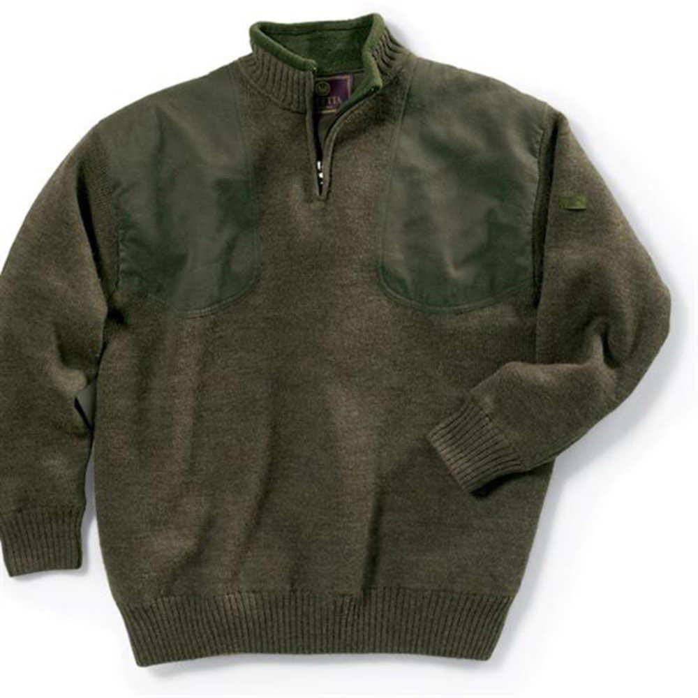 Beretta Wind Barrier Short Zip Sweater - Green, Large