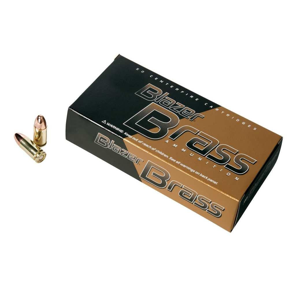 Blazer Brass 9mm, 124 Grain, Fmj