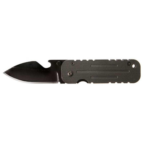 Hawkpoint Folding Knife, Plain Edge, Black