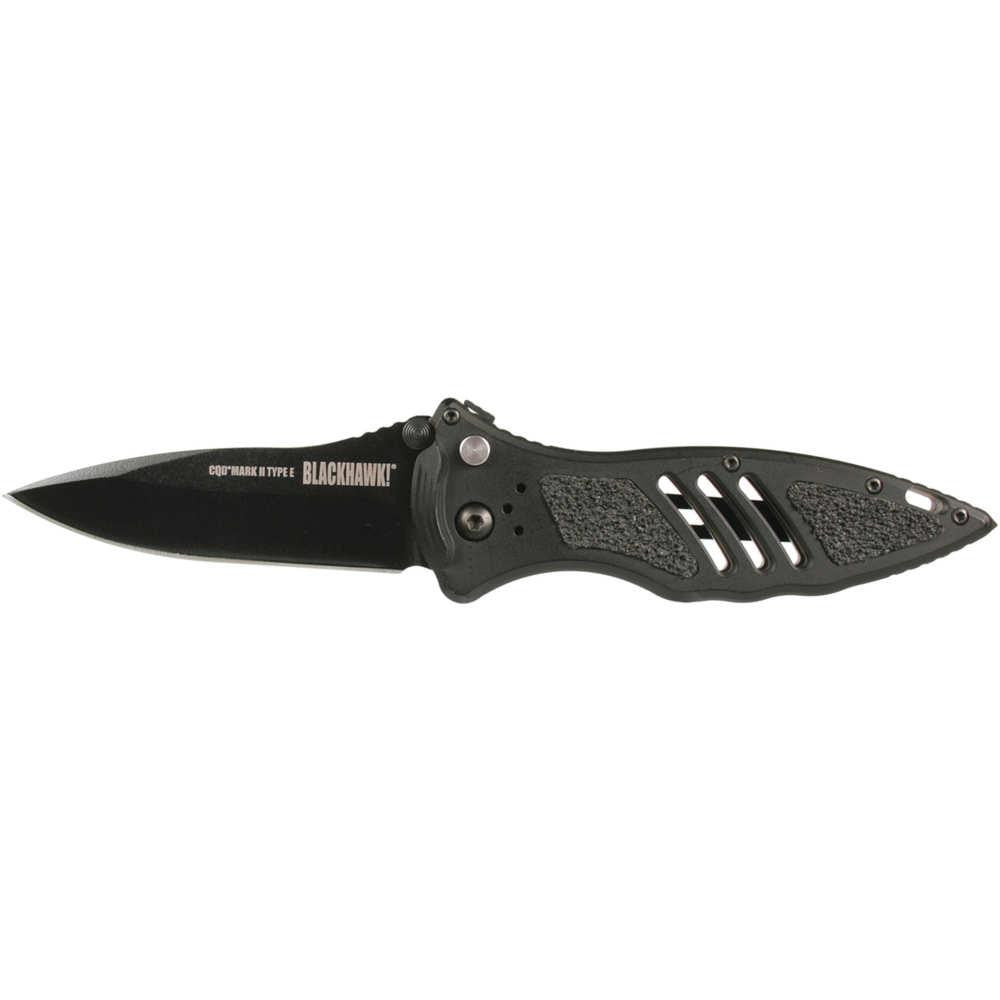 Cqd Mark Ii Manual Folding Knife, Plain Edge, Black