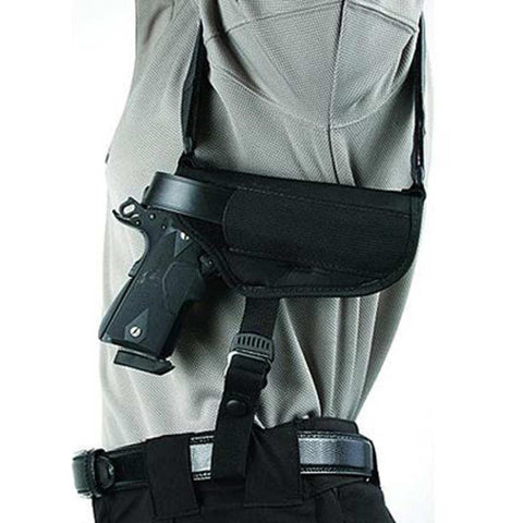 Horizontal Shoulder Holster - Size Medium, Black, 00