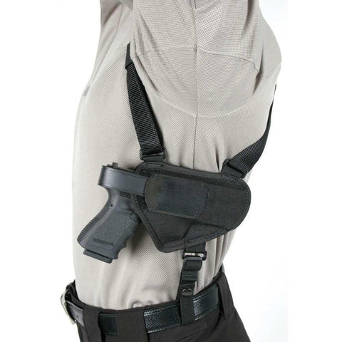 Horizontal Shoulder Holster - Size Large, Black, 02