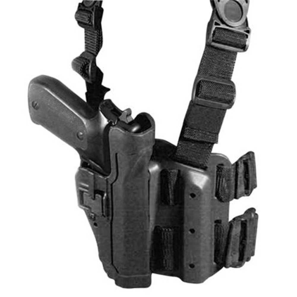 Level 2 Tactical Serpa Holster - Black, Right Hand, Size 00 - Glock 17 - 19 - 22 - 23 - 31 - 32