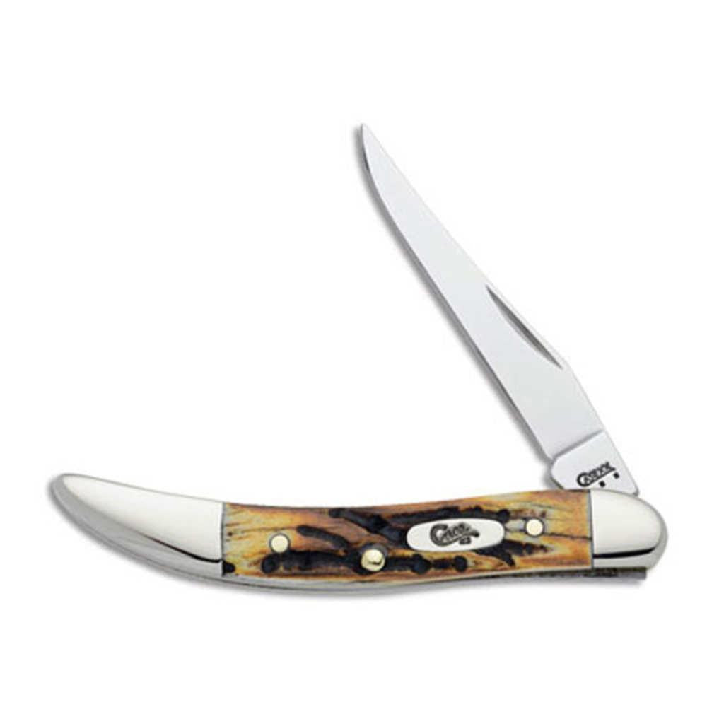 Small Texas Toothpick Stag Folding Knife