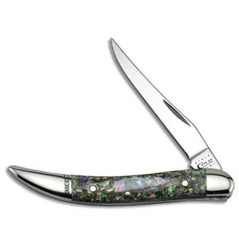 Small Texas Toothpick Abalone Folding Knife