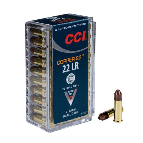 Copper-22 - .22lr, Chp, 21gr, 50rd-bx