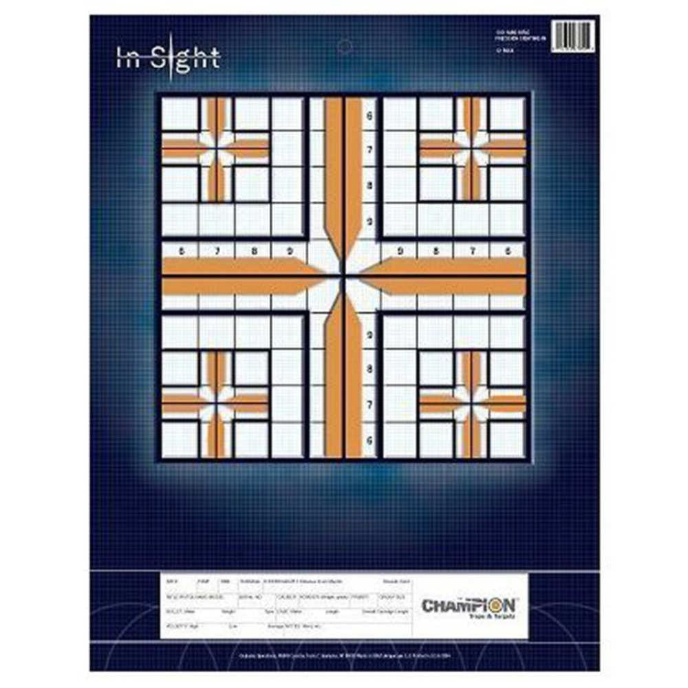 In-sight Targets - 100 Yd. Rifle Sight In 14"x18" (12 Pack)