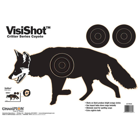 Visishot Targets - Critter Series - Coyote (10-pk.) 16" X 11"