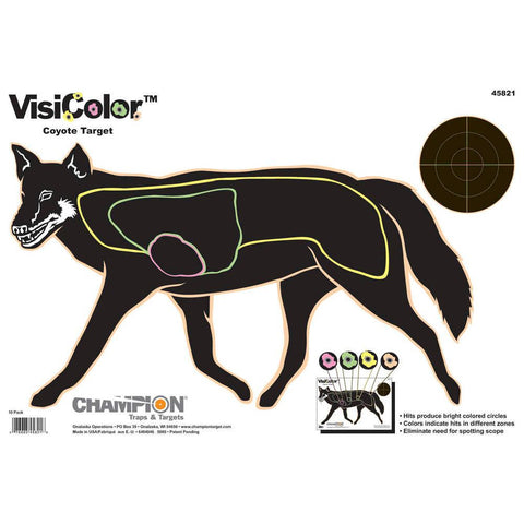 Visicolor High-visibility Paper Targets - Coyote