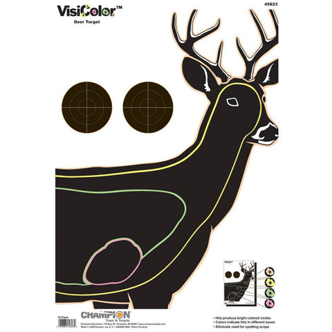 Visicolor High-visibility Paper Targets - Deer