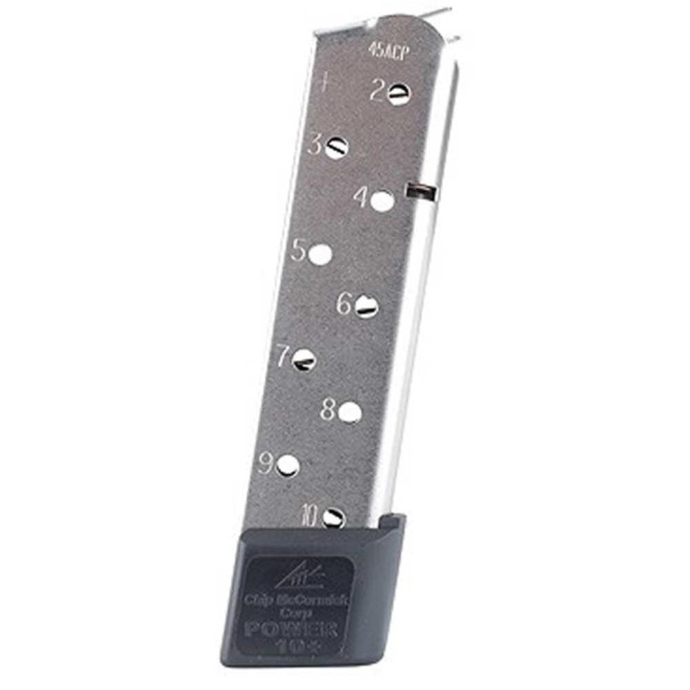 Power Mag+ 1911 Magazine, Stainless Steel, .45 Acp, 10 Rounds