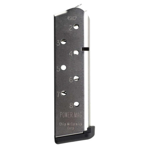 .45 Power Mag 8rd, Stainless Steel