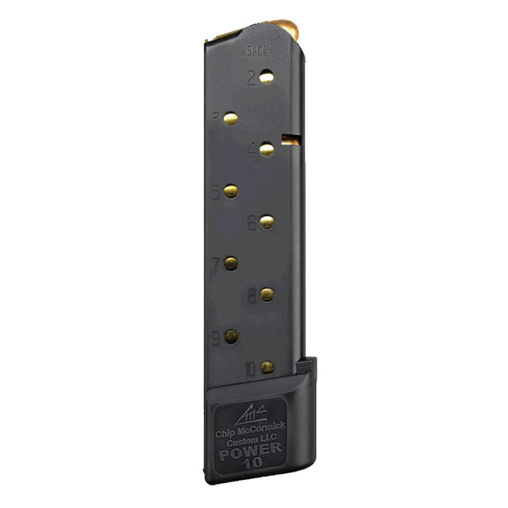 Combat Power Magazine, 1911, .45 Acp, 10 Round, Black Finish