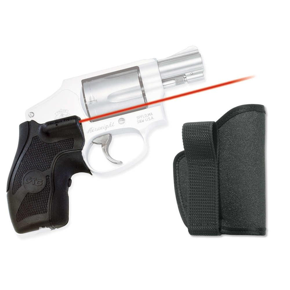 Lg-405 Lasergrips For Smith & Wesson J-frame Round Butt (compact Grip) With Holster