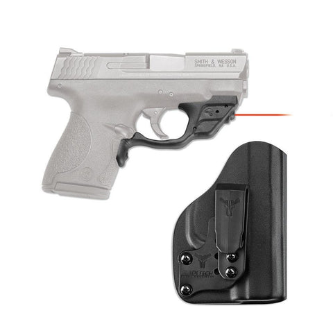 Red Laserguard&reg; With Blade-tech Iwb Holster For Smith & Wesson M&p Shield 9mm & .40 S&w