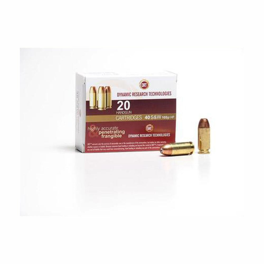 Handgun Ammunition - 40 S&w, 105 Grain, Jacketed Hollow Point