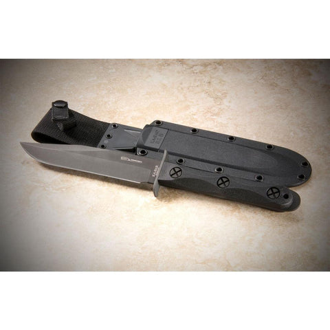 Ek Commando Model 5 Knife - Black - Clip Point