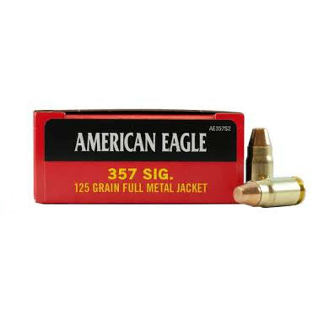 American Eagle Ammunition - .357 Sig - Full Metal Jacket - 125 Grain