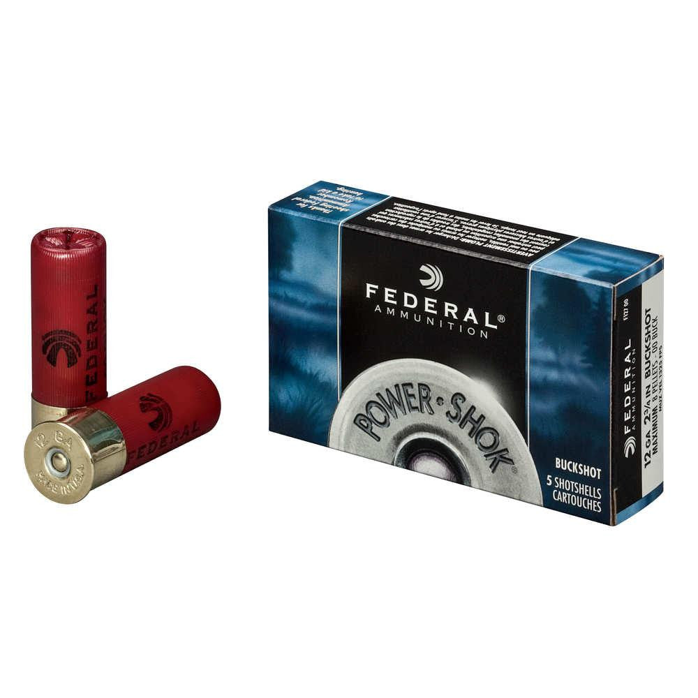 Power-shok Ammunition - 12 Gauge", 2 3-4", 9 Pellets 00 Buckshot