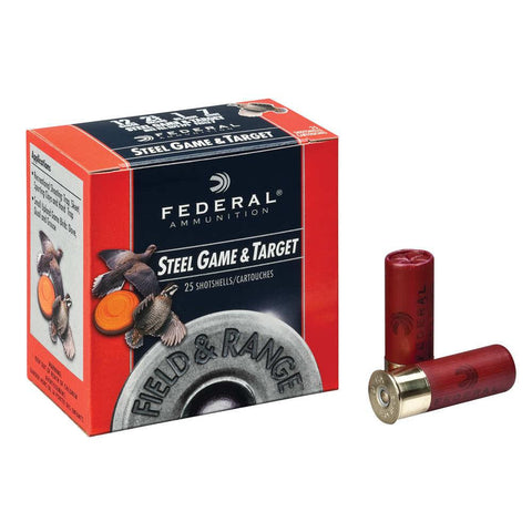 Case Of 10 Field & Range&trade; Steel Shotshells - 12 Gauge - 2 3-4" - 1 Ounce - #6 Shot