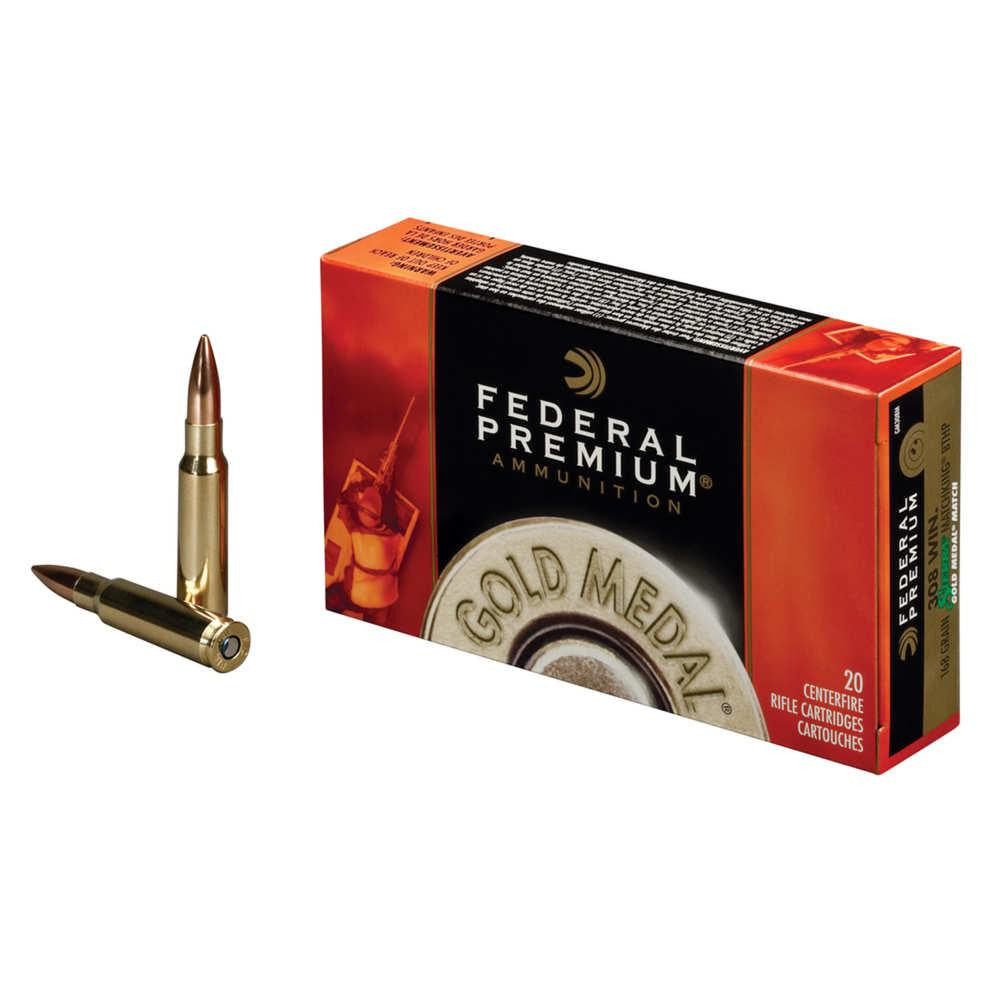 Gold Medal&reg; Ammunition - 223 Remington (5.56x45mm) - Sierra&reg; Matchking Bthp - 77 Grain