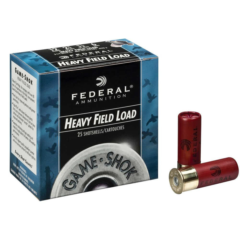 Game-shok&trade; Upland - Heavy Field Shotshells - 12 Gauge - 2 3-4" - 1 1-8 Ounce - #4 Shot