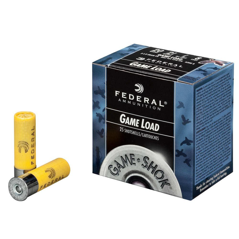 Game-shok&trade; Upland - Game Shotshells - 20 Gauge - 2 3-4" - 7-8 Ounce - #8 Shot