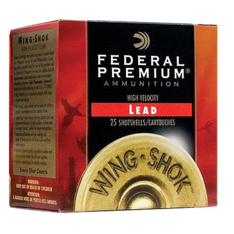 Wing-shok&reg; High Velocity Shotshells - 12 Gauge - #4 Shot - 2.75 Inch - 1 1-8 Ounce